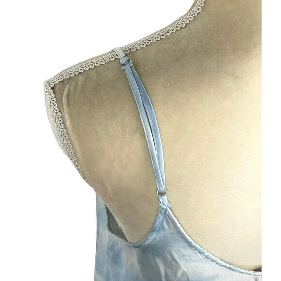 Free People Full On Maxi Slip Dress in Sea Combo XS Beachy Resort Vacation Boho - Picture 11 of 13